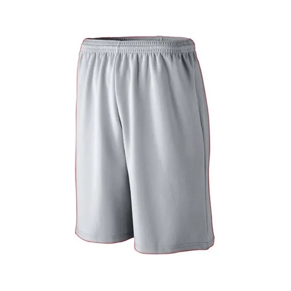 Longer length wicking mesh athletic shorts with a 9-inch inseam.... from ASI 89380 Staton Corporate and Casual / Staton®