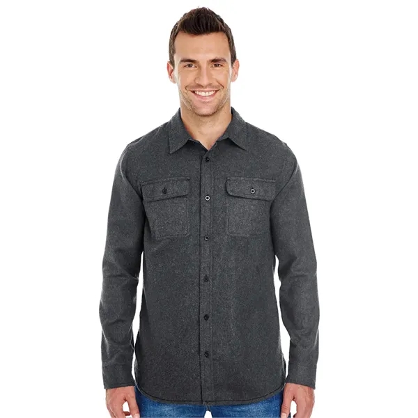 Men's Long Sleeve Solid Flannel. 5.4 ounce. 80% cotton/20% polyester.... from ASI 89380 Staton Corporate and Casual