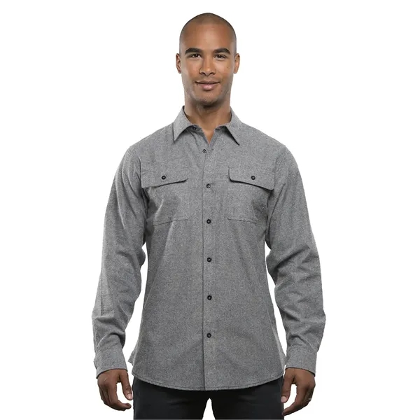 Men's Long Sleeve Solid Flannel. 5.4 ounce. 80% cotton/20% polyester.... from ASI 89380 Staton Corporate and Casual