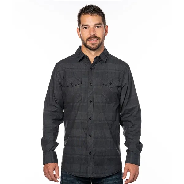 Mens Long Sleeve Plaid Woven... from ASI 89380 Staton Corporate and Casual