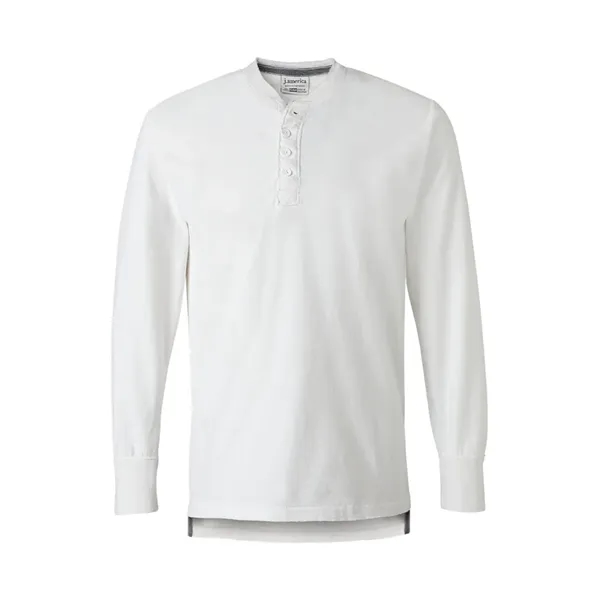 Vintage Brushed Henley... from ASI 89380 Staton Corporate and Casual