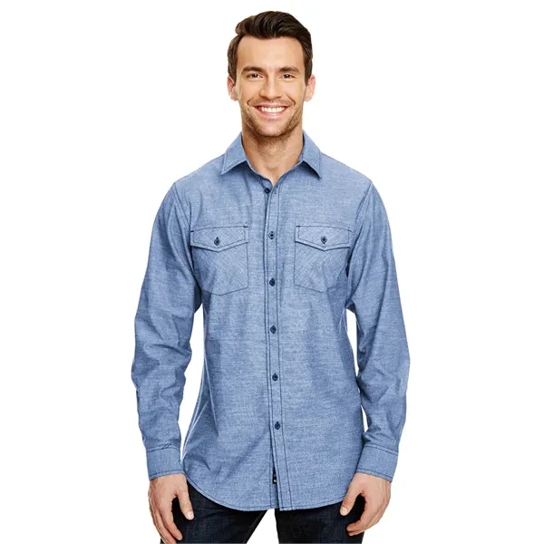 Mens Long Sleeve Chambray... from ASI 89380 Staton Corporate and Casual
