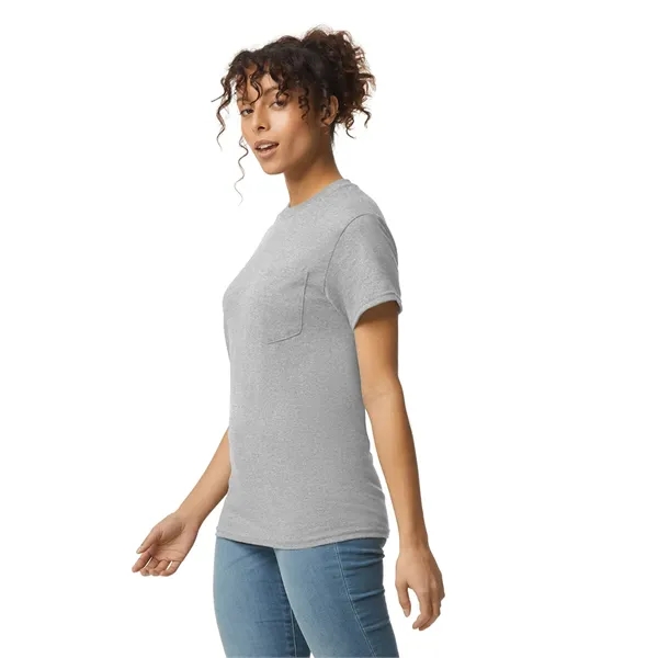 Adult Tee With Pocket. 5.5 Ounce 50% cotton/50% Polyester Jersey Knit,... from ASI 89380 Staton Corporate and Casual / Staton®