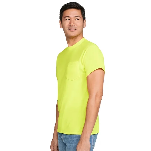 Adult Tee With Pocket. 5.5 Ounce 50% cotton/50% Polyester Jersey Knit,... from ASI 89380 Staton Corporate and Casual / Staton®