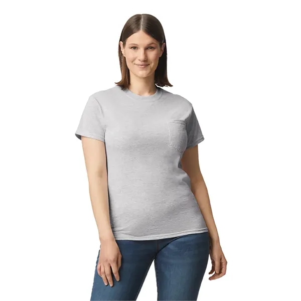 Adult Tee With Pocket. 5.5 Ounce 50% cotton/50% Polyester Jersey Knit,... from ASI 89380 Staton Corporate and Casual / Staton®
