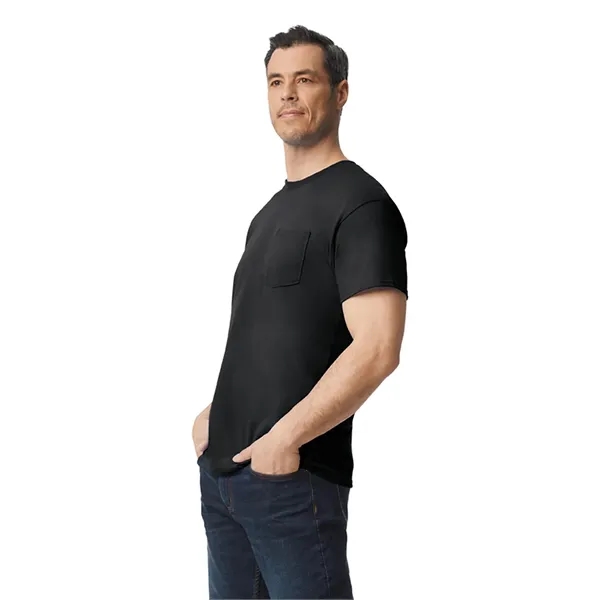 Adult Tee With Pocket. 5.5 Ounce 50% cotton/50% Polyester Jersey Knit,... from ASI 89380 Staton Corporate and Casual / Staton®