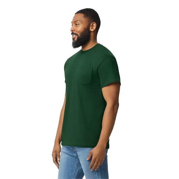 Adult Tee With Pocket. 5.5 Ounce 50% cotton/50% Polyester Jersey Knit,... from ASI 89380 Staton Corporate and Casual / Staton®