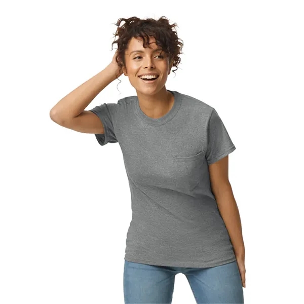 Adult Tee With Pocket. 5.5 Ounce 50% cotton/50% Polyester Jersey Knit,... from ASI 89380 Staton Corporate and Casual / Staton®