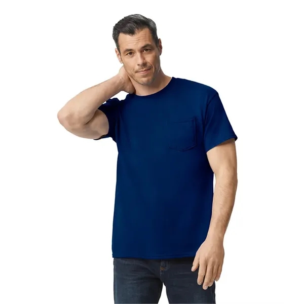 Adult Tee With Pocket. 5.5 Ounce 50% cotton/50% Polyester Jersey Knit,... from ASI 89380 Staton Corporate and Casual / Staton®
