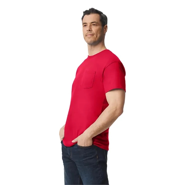 Adult Tee With Pocket. 5.5 Ounce 50% cotton/50% Polyester Jersey Knit,... from ASI 89380 Staton Corporate and Casual / Staton®