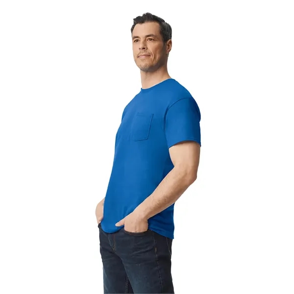 Adult Tee With Pocket. 5.5 Ounce 50% cotton/50% Polyester Jersey Knit,... from ASI 89380 Staton Corporate and Casual / Staton®
