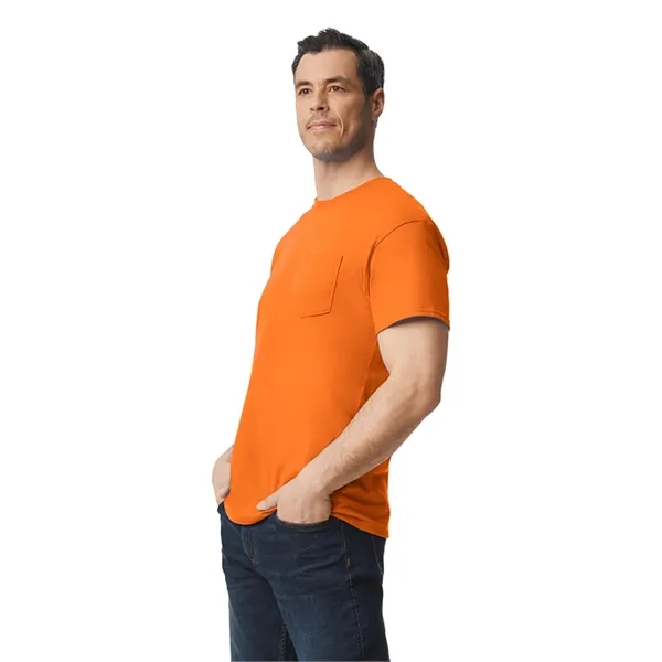 Adult Tee With Pocket. 5.5 Ounce 50% cotton/50% Polyester Jersey Knit,... from ASI 89380 Staton Corporate and Casual / Staton®