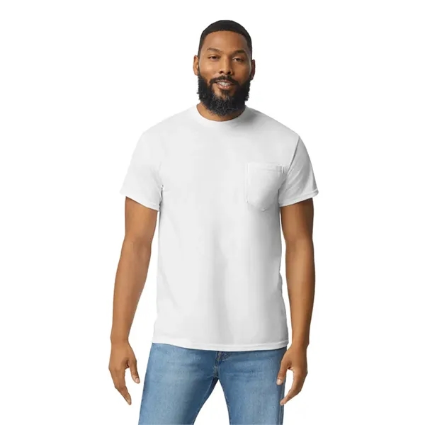 Adult Tee With Pocket. 5.5 Ounce 50% cotton/50% Polyester Jersey Knit,... from ASI 89380 Staton Corporate and Casual / Staton®