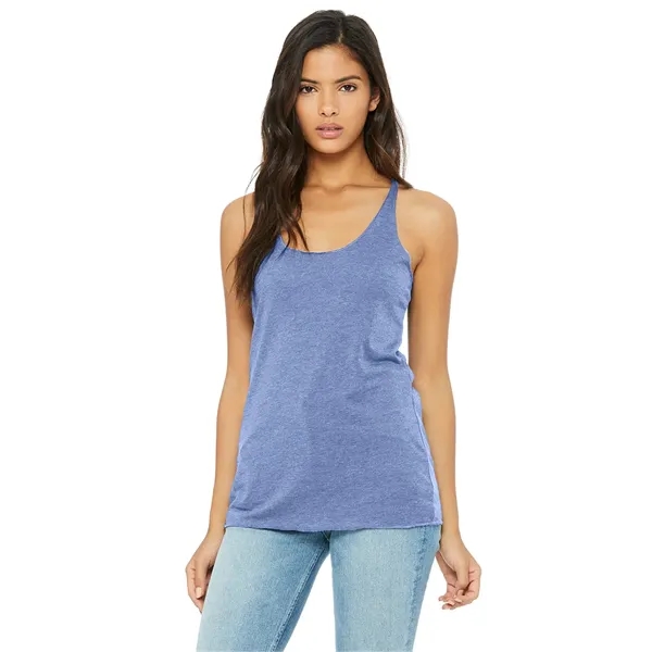 Womens Triblend Racerback Tank. 3.8 ounce. 50% polyester/25% combed and ring... from ASI 89380 Staton Corporate and Casual / Staton®