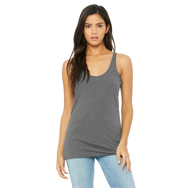 Womens Triblend Racerback Tank. 3.8 ounce. 50% polyester/25% combed and ring... from ASI 89380 Staton Corporate and Casual / Staton®