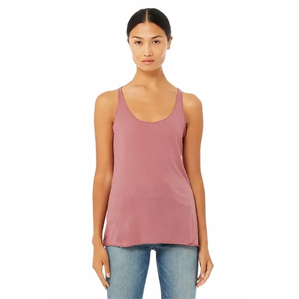 Womens Triblend Racerback Tank. 3.8 ounce. 50% polyester/25% combed and ring... from ASI 89380 Staton Corporate and Casual / Staton®