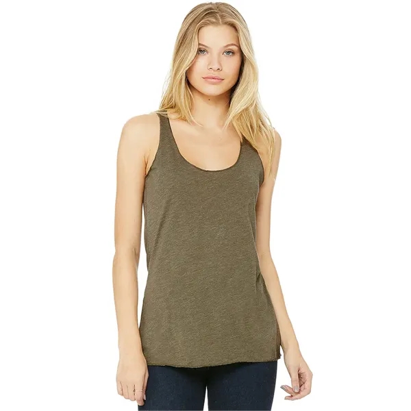 Womens Triblend Racerback Tank. 3.8 ounce. 50% polyester/25% combed and ring... from ASI 89380 Staton Corporate and Casual / Staton®