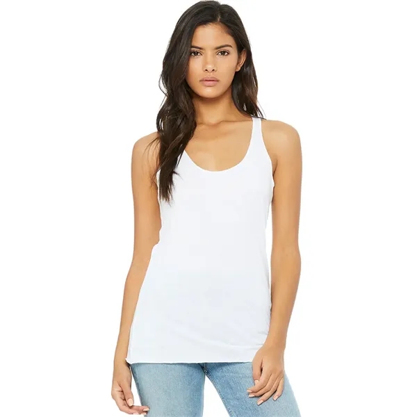 Womens Triblend Racerback Tank. 3.8 ounce. 50% polyester/25% combed and ring... from ASI 89380 Staton Corporate and Casual / Staton®