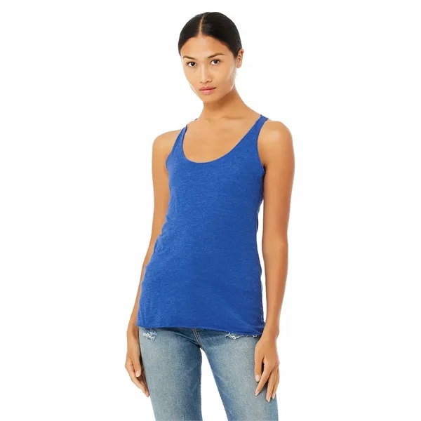Womens Triblend Racerback Tank. 3.8 ounce. 50% polyester/25% combed and ring... from ASI 89380 Staton Corporate and Casual / Staton®