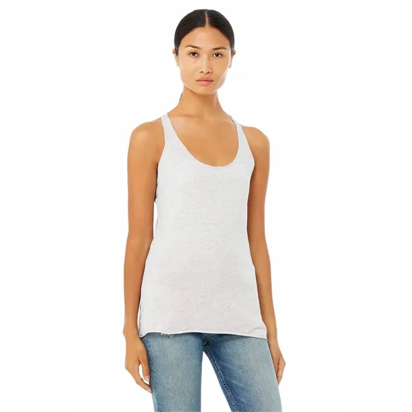 Womens Triblend Racerback Tank. 3.8 ounce. 50% polyester/25% combed and ring... from ASI 89380 Staton Corporate and Casual / Staton®