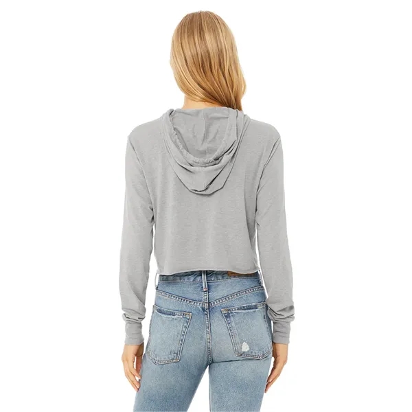 Women's triblend cropped long sleeve hoodie. 3.8 ounce.... from ASI 89380 Staton Corporate and Casual / Staton®