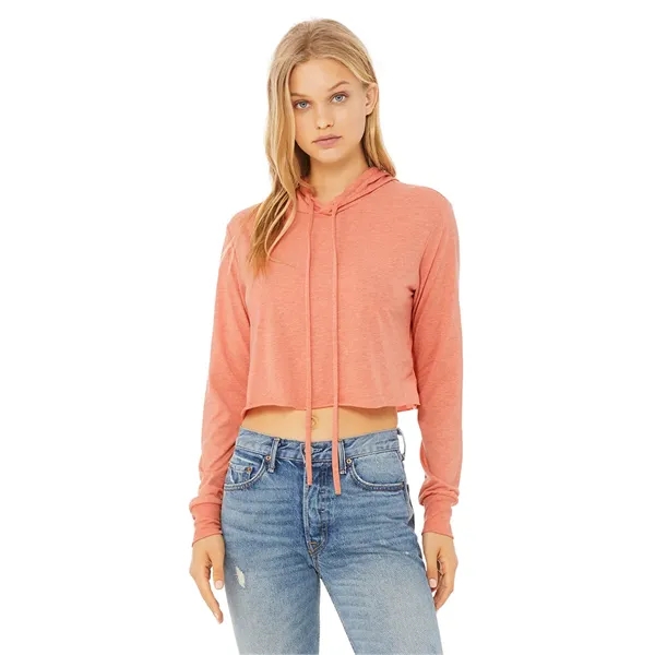 Women's triblend cropped long sleeve hoodie. 3.8 ounce.... from ASI 89380 Staton Corporate and Casual / Staton®