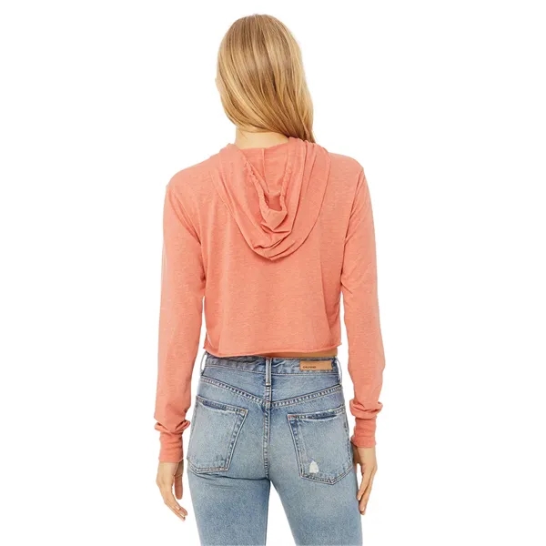 Women's triblend cropped long sleeve hoodie. 3.8 ounce.... from ASI 89380 Staton Corporate and Casual / Staton®