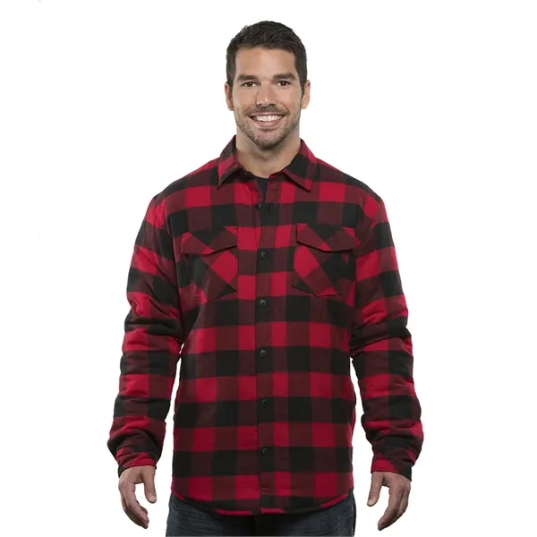 Men's Quilted Flannel Jacket. 4.1 ounce. 55% cotton/45% polyester flannel shell.... from ASI 89380 Staton Corporate and Casual