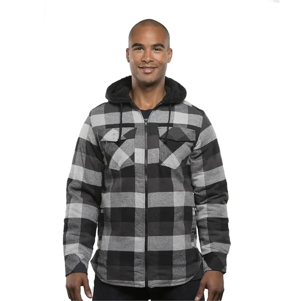 Mens Hooded Flannel Jacket... from ASI 89380 Staton Corporate and Casual