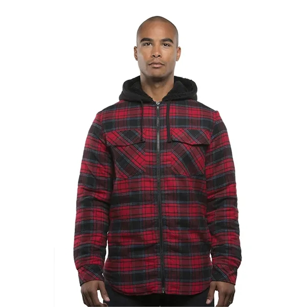 Mens Hooded Flannel Jacket... from ASI 89380 Staton Corporate and Casual