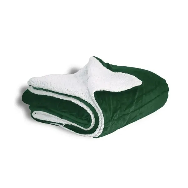 Alpine Fleece Micro Mink Sherpa Blanket. 11 ounce 100% polyester plush... from ASI 89380 Staton Corporate and Casual / Staton®