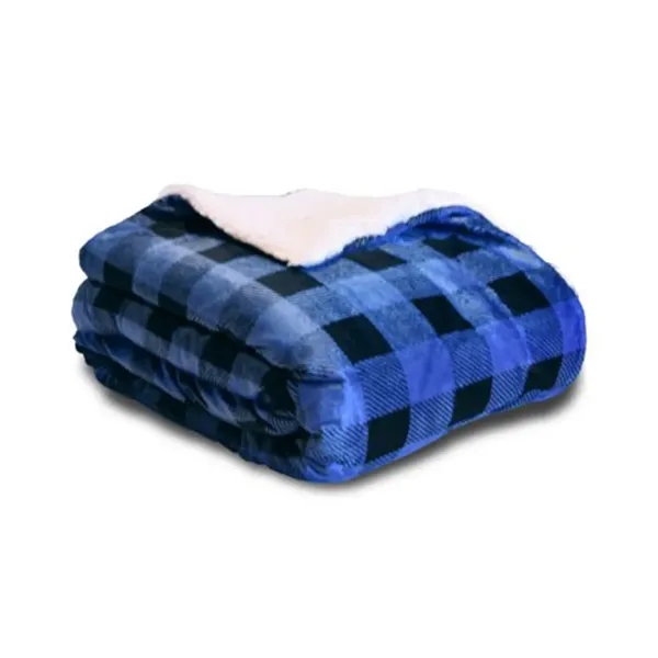 Alpine Fleece Micro Mink Sherpa Blanket. 11 ounce 100% polyester plush... from ASI 89380 Staton Corporate and Casual / Staton®