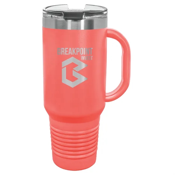 Polar Camel insulated stainless steel 40 ounce travel mug for hot... from ASI 74601 Calico