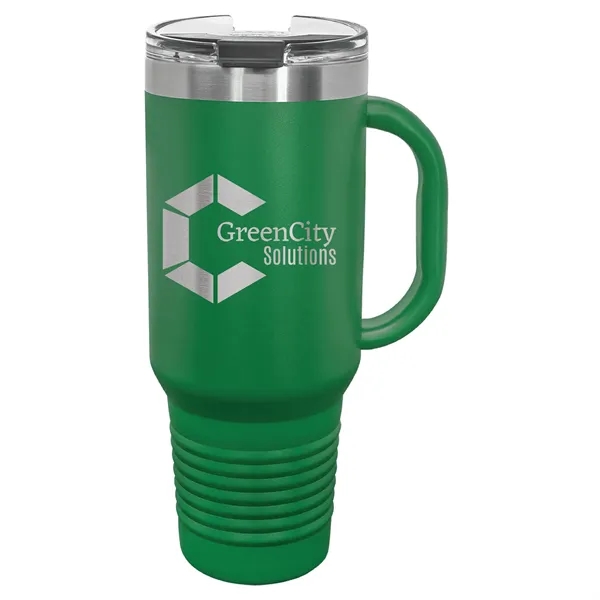 Polar Camel insulated stainless steel 40 ounce travel mug for hot... from ASI 74601 Calico