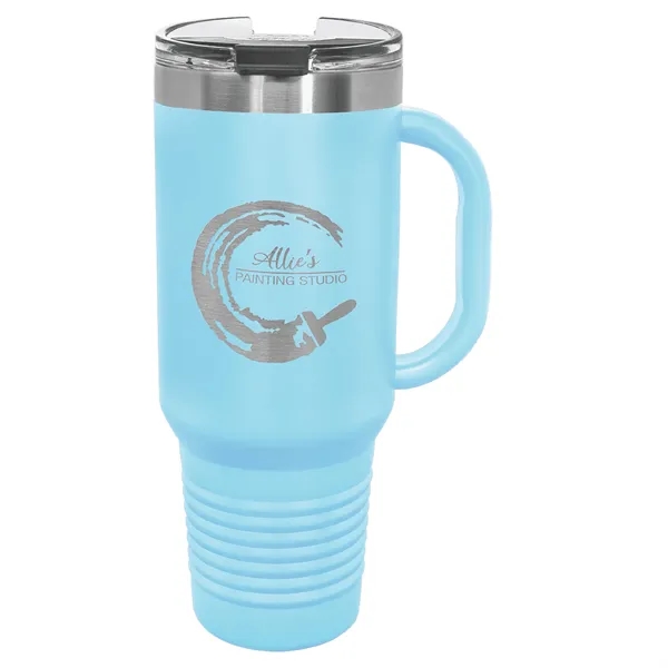 Polar Camel insulated stainless steel 40 ounce travel mug for hot... from ASI 74601 Calico