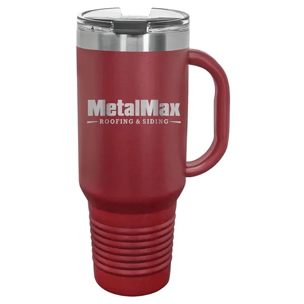 Polar Camel insulated stainless steel 40 ounce travel mug for hot... from ASI 74601 Calico