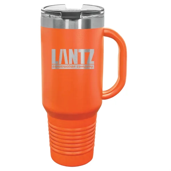Polar Camel insulated stainless steel 40 ounce travel mug for hot... from ASI 74601 Calico
