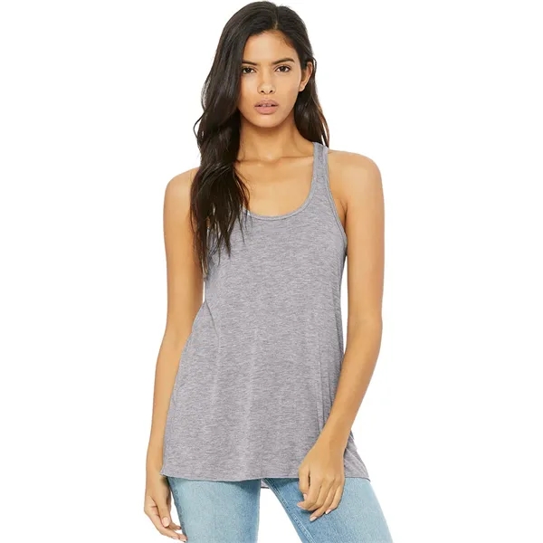 Womens Flowy Racerback Tank. 3.7 ounce. 65% polyester/35% viscose.... from ASI 89380 Staton Corporate and Casual / Staton®