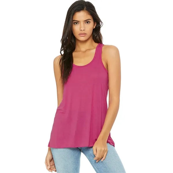 Womens Flowy Racerback Tank. 3.7 ounce. 65% polyester/35% viscose.... from ASI 89380 Staton Corporate and Casual / Staton®
