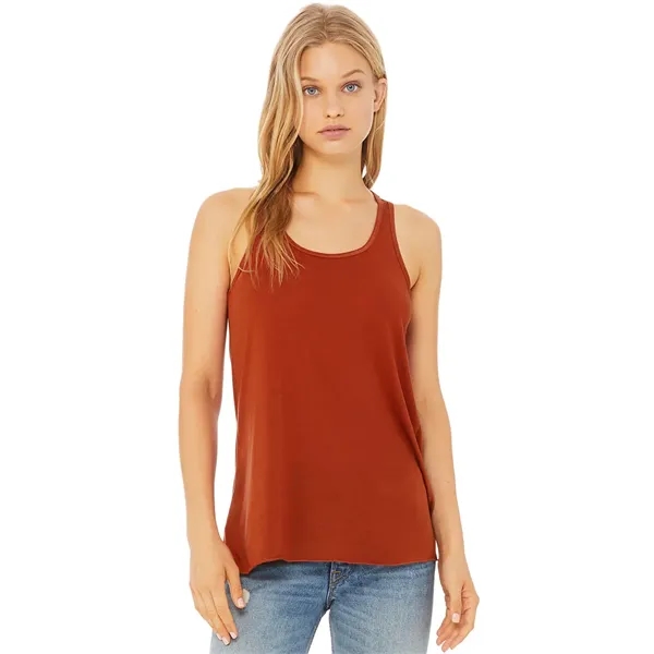 Womens Flowy Racerback Tank. 3.7 ounce. 65% polyester/35% viscose.... from ASI 89380 Staton Corporate and Casual / Staton®