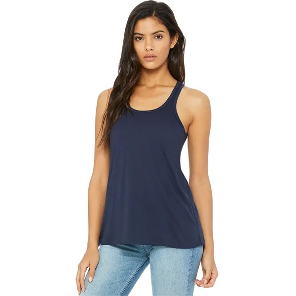 Womens Flowy Racerback Tank. 3.7 ounce. 65% polyester/35% viscose.... from ASI 89380 Staton Corporate and Casual / Staton®