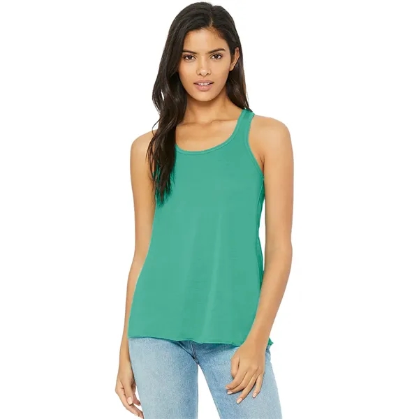 Womens Flowy Racerback Tank. 3.7 ounce. 65% polyester/35% viscose.... from ASI 89380 Staton Corporate and Casual / Staton®