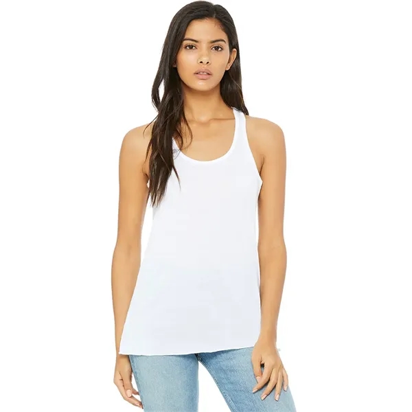Womens Flowy Racerback Tank. 3.7 ounce. 65% polyester/35% viscose.... from ASI 89380 Staton Corporate and Casual / Staton®