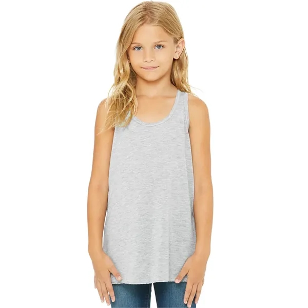 Youth Flowy Racerback Tank. 3.7 ounce. 65% polyester/35% viscose.... from ASI 89380 Staton Corporate and Casual / Staton®