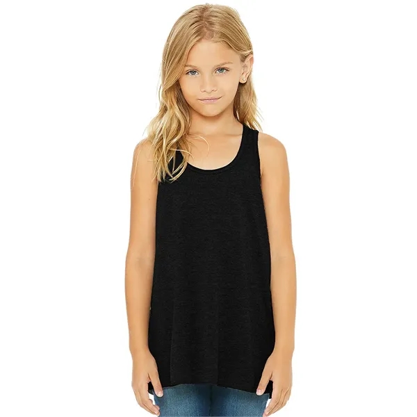 Youth Flowy Racerback Tank. 3.7 ounce. 65% polyester/35% viscose.... from ASI 89380 Staton Corporate and Casual / Staton®