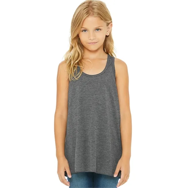 Youth Flowy Racerback Tank. 3.7 ounce. 65% polyester/35% viscose.... from ASI 89380 Staton Corporate and Casual / Staton®