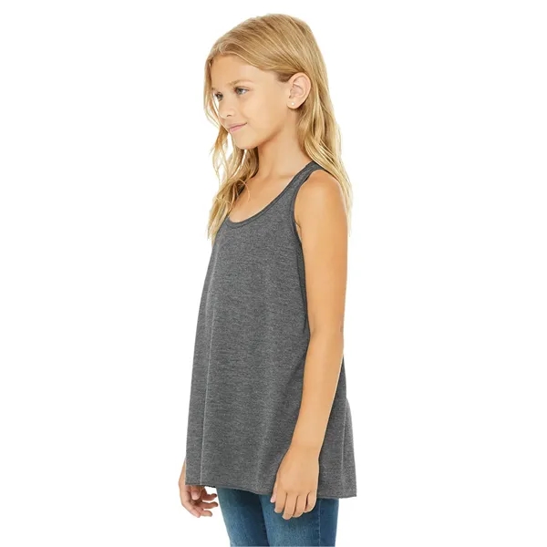 Youth Flowy Racerback Tank. 3.7 ounce. 65% polyester/35% viscose.... from ASI 89380 Staton Corporate and Casual / Staton®