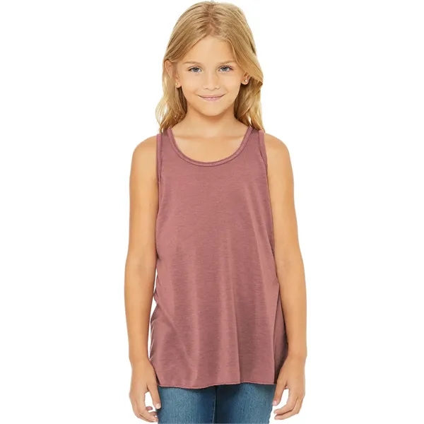 Youth Flowy Racerback Tank. 3.7 ounce. 65% polyester/35% viscose.... from ASI 89380 Staton Corporate and Casual / Staton®