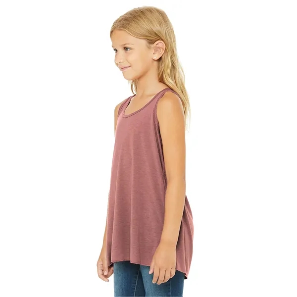 Youth Flowy Racerback Tank. 3.7 ounce. 65% polyester/35% viscose.... from ASI 89380 Staton Corporate and Casual / Staton®