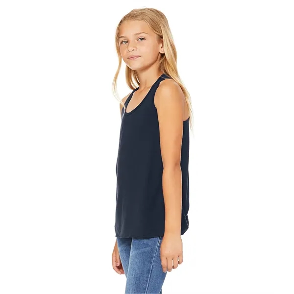 Youth Flowy Racerback Tank. 3.7 ounce. 65% polyester/35% viscose.... from ASI 89380 Staton Corporate and Casual / Staton®